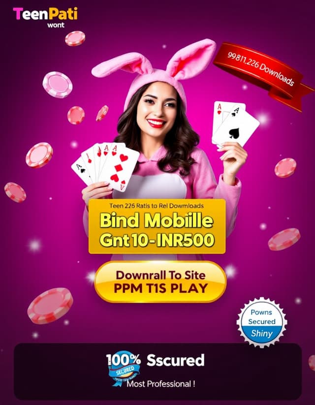 Teen Patti Real Cash Bonus Banner
